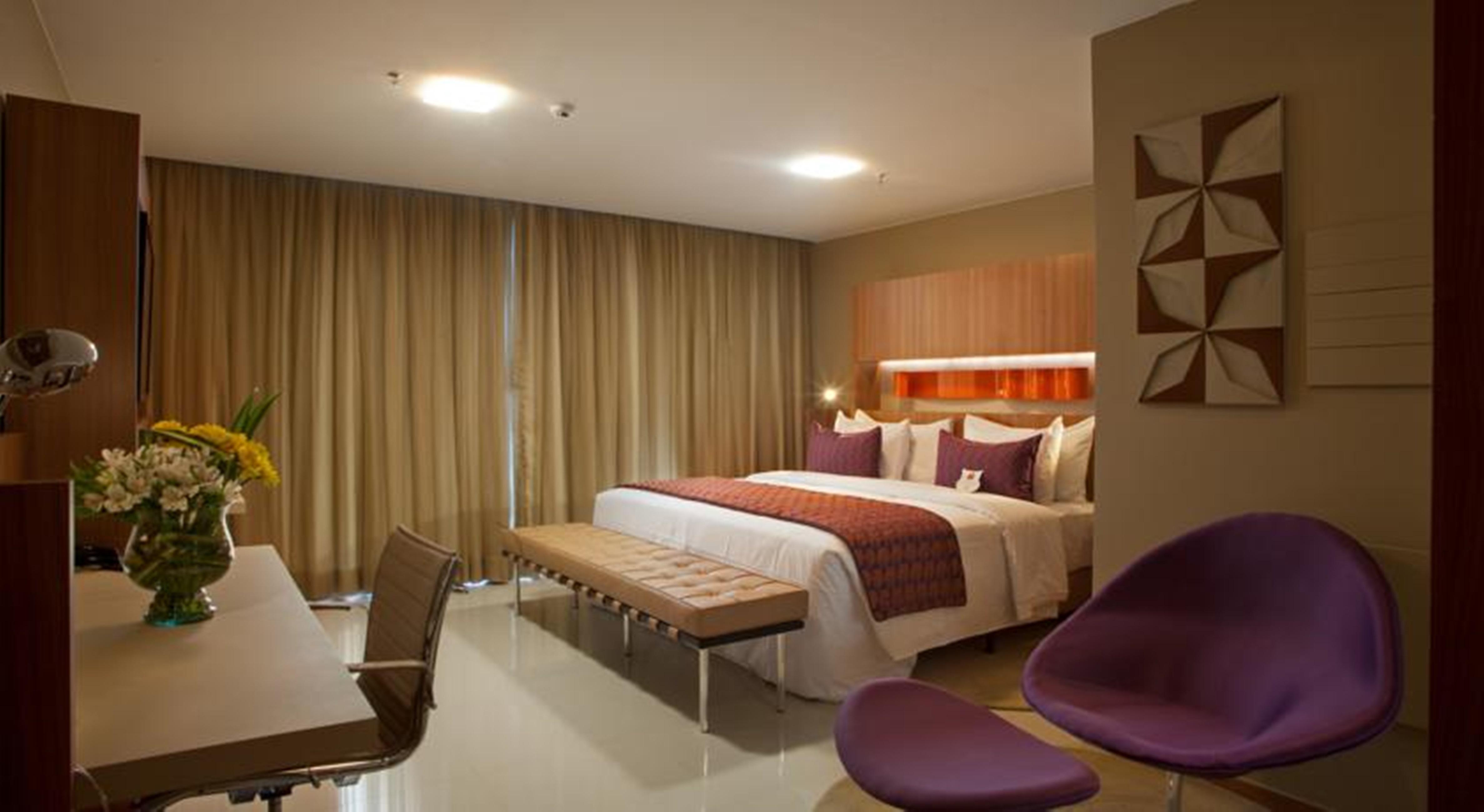 Jade Hotel Brasilia Candangolandia Exteriör bild A bedroom at the hotel